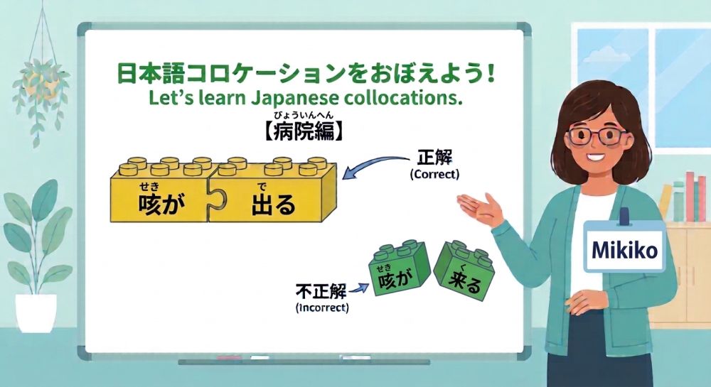 Let's learn Japanese collocation!